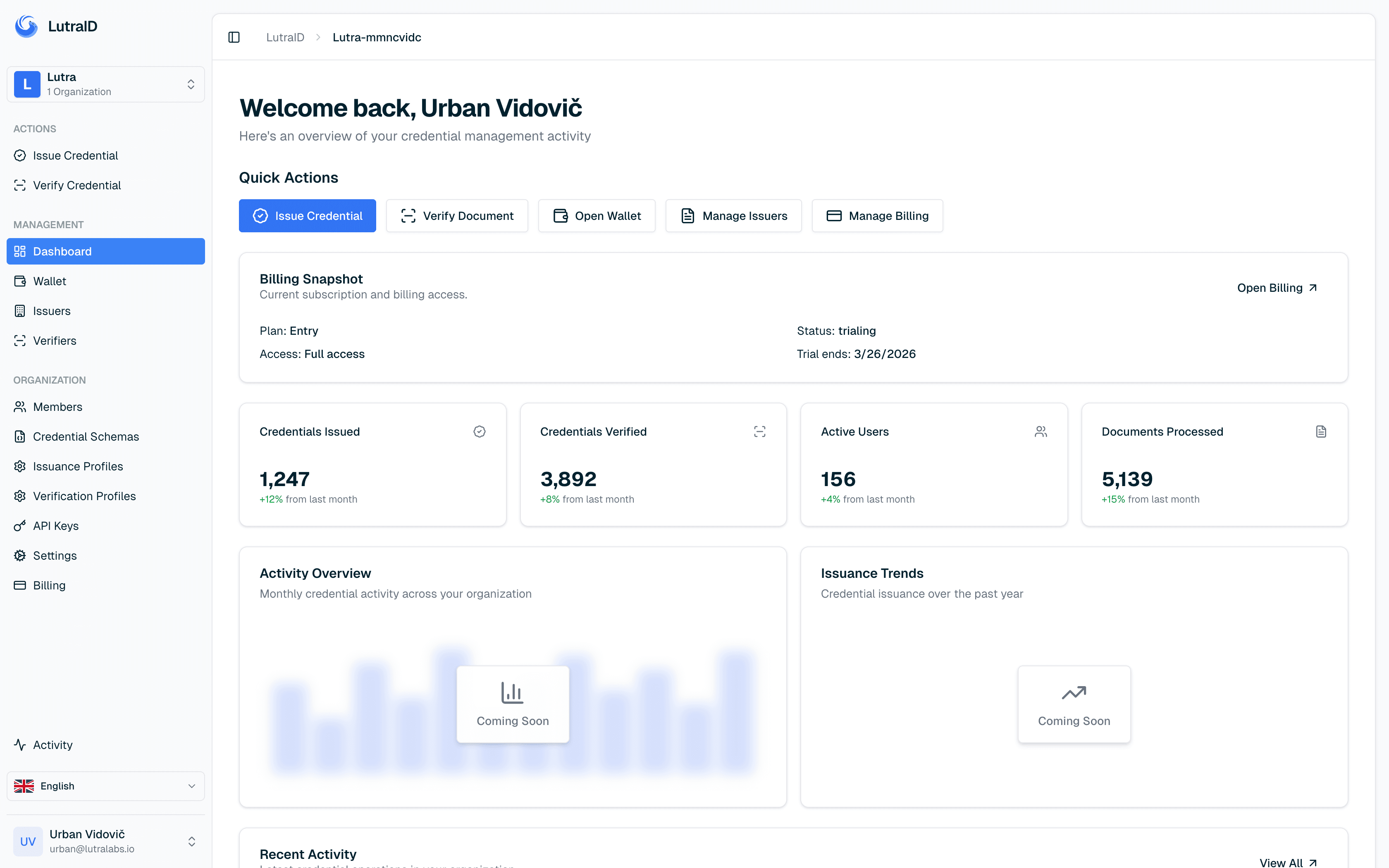 LutraID project screenshot